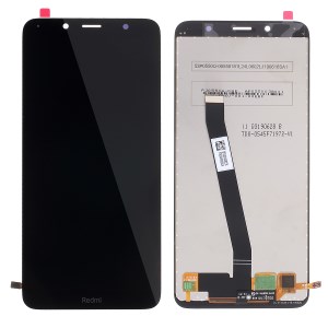 LCD Screen and Digitizer Assembly Part (without Logo) for Xiaomi Redmi 7A - Black LCD Screen and Digitizer Assembly Part (without Logo) for Xiaomi Redmi 7A - Black