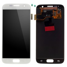 OEM for Samsung Galaxy S7 G930 LCD Screen and Digitizer Assembly Part - White OEM for Samsung Galaxy S7 G930 LCD Screen and Digitizer Assembly Part - White