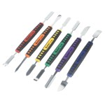 KAISI 6 in 1 Dual Ends Metal Spudger Set Prying Repair Tool Kit for Smartphone Tablet KAISI 6 in 1 Dual Ends Metal Spudger Set Prying Repair Tool Kit for Smartphone Tablet