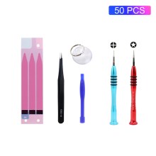 50Pcs JF-8165 6-in-1 Waterproof Battery Adhesive Sticker Screwdriver Repair Tool Set for iPhone 8 Plus/7 Plus/6s Plus/6 Plus 50Pcs JF-8165 6-in-1 Waterproof Battery Adhesive Sticker Screwdriver Repair Tool Set for iPhone 8 Plus/7 Plus/6s Plus/6 Plus