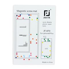 JF-870 Magnetic Screw Pad Mobile Phone Repair Tool for iPhone 8 Plus JF-870 Magnetic Screw Pad Mobile Phone Repair Tool for iPhone 8 Plus