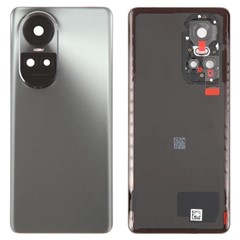 For Oppo Reno10 Pro 5G (Global) Battery Cover Matte Back Rear Housing with Camera Ring Cover Parts (Without Logo) - Black For Oppo Reno10 Pro 5G (Global) Battery Cover Matte Back Rear Housing with Camera Ring Cover Parts (Without Logo) - Black