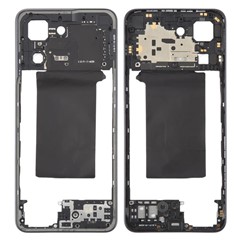 For Oppo Reno8 5G (Global Version) CPH2359 OEM Middle Housing Plate Frame Part (Without Logo) - Black For Oppo Reno8 5G (Global Version) CPH2359 OEM Middle Housing Plate Frame Part (Without Logo) - Black