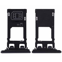 For Sony Xperia XZs OEM SIM Tray Holder Replacement (Without Logo) - Black For Sony Xperia XZs OEM SIM Tray Holder Replacement (Without Logo) - Black