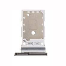 OEM Dual SIM Tray Holder Replacement (without Logo) for Samsung Galaxy S21 FE 5G G990 - Grey