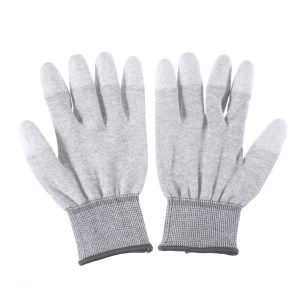 TOP FIT PU Coated Finger Anti-Fingerprint Cut Protection Glove Size L TOP FIT PU Coated Finger Anti-Fingerprint Cut Protection Glove Size L