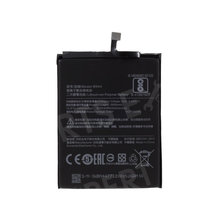 OEM 4000mAh Li-ion BN44 Battery Replacement for Xiaomi Redmi Note 5 / Redmi 5 Plus (12MP Rear Camera), Xiaomi Redmi Note 5 (For India, Single 12MP Rear Camera)
OEM 4000mAh Li-ion BN44 Battery Replacement for Xiaomi Redmi Note 5 / Redmi 5 Plus (12MP Rear Camera), Xiaomi Redmi Note 5 (For India, Single 12MP Rear Camera)