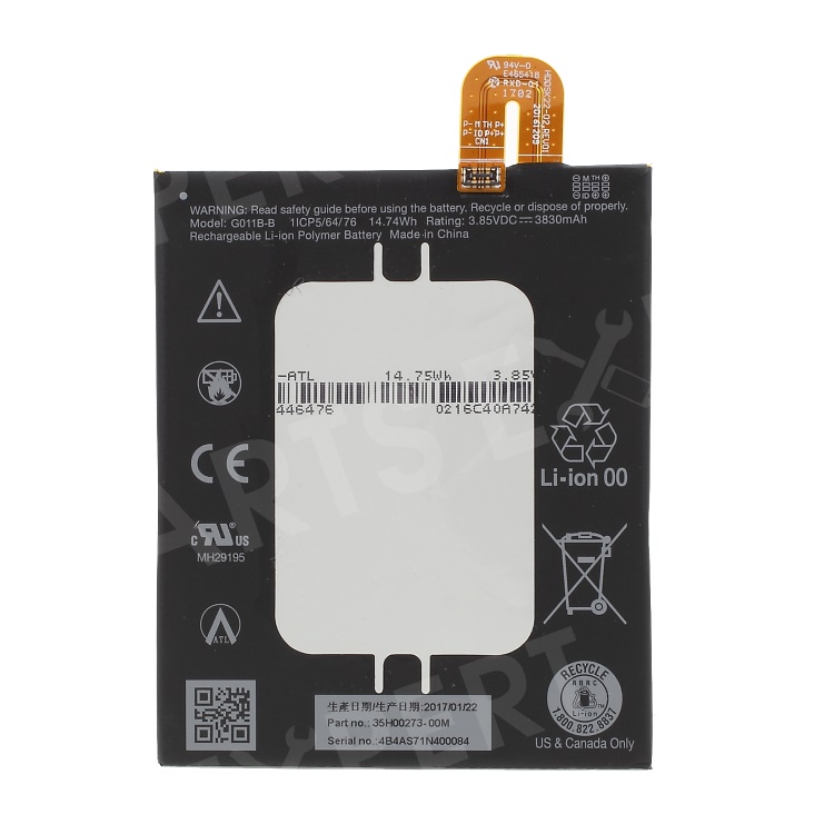For Google Pixel 2 XL OEM G011B-B Battery Replacement 3830mAh 3.85V, Google Pixel 2 XL
For Google Pixel 2 XL OEM G011B-B Battery Replacement 3830mAh 3.85V, Google Pixel 2 XL