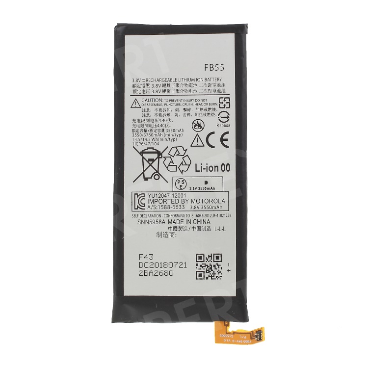 OEM 3760mAh FB55 Li-polymer Battery Replacement for Motorola Moto X Force / Droid Turbo 2, Other Motorola Models
OEM 3760mAh FB55 Li-polymer Battery Replacement for Motorola Moto X Force / Droid Turbo 2, Other Motorola Models