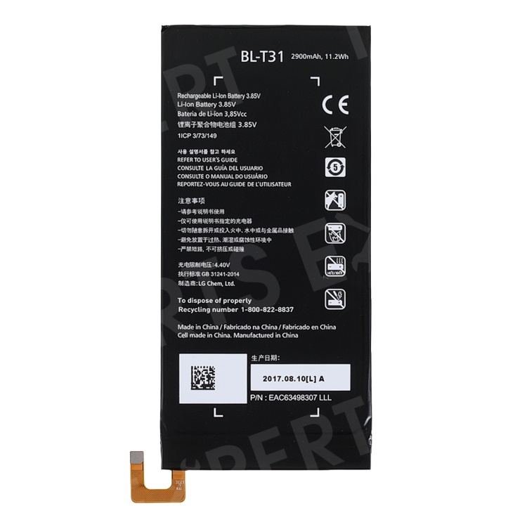 BL-T10 3000mAh 3.85V Li-Polymer Battery Replacement for LG G Pad F2 8.0 (LK460), Other Phone Models
BL-T10 3000mAh 3.85V Li-Polymer Battery Replacement for LG G Pad F2 8.0 (LK460), Other Phone Models