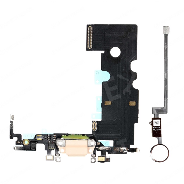 For iPhone 8 Plus 5.5" Charging Port Flex Cable + Home Button Flex Cable Set - Gold, iPhone 8 Plus 5.5 inch
For iPhone 8 Plus 5.5" Charging Port Flex Cable + Home Button Flex Cable Set - Gold, iPhone 8 Plus 5.5 inch