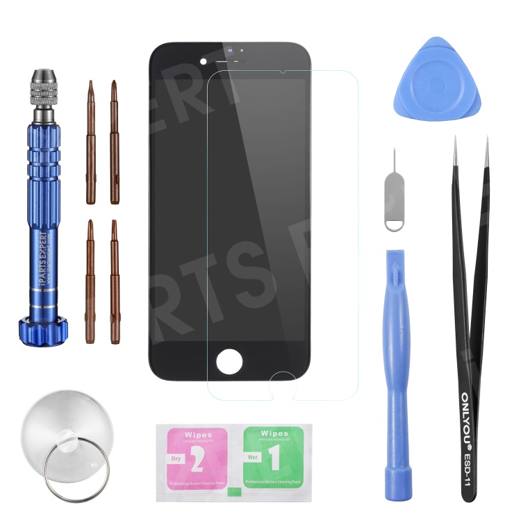 LCD Screen and Digitizer Assembly (Made by China Manufacturer, Brighter/Lumen) + Disassemble Repair Opening Tool Kit for iPhone 7 4.7 inch - Black, iPhone 7 4.7 inch
LCD Screen and Digitizer Assembly (Made by China Manufacturer, Brighter/Lumen) + Disassemble Repair Opening Tool Kit for iPhone 7 4.7 inch - Black, iPhone 7 4.7 inch