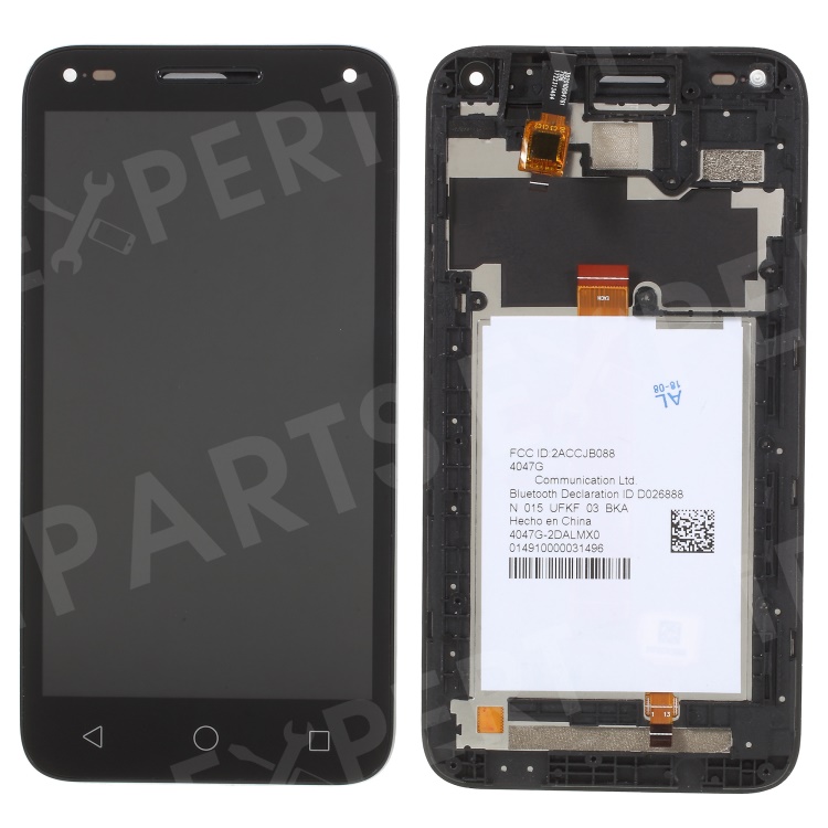 OEM LCD Screen and Digitizer Assembly + Frame Part Replacement for Alcatel U5 3G 4047 - Black, Other Alcatel Models
OEM LCD Screen and Digitizer Assembly + Frame Part Replacement for Alcatel U5 3G 4047 - Black, Other Alcatel Models