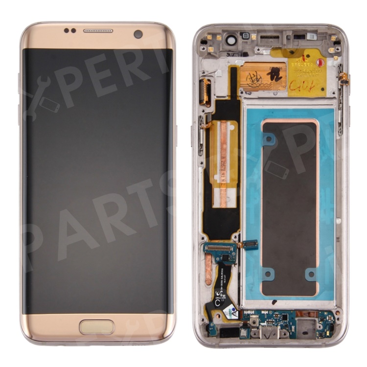 LCD Screen and Digitizer Assembly + Frame + Small Parts for Samsung Galaxy S7 edge G935 - Gold, Galaxy S7 edge
LCD Screen and Digitizer Assembly + Frame + Small Parts for Samsung Galaxy S7 edge G935 - Gold, Galaxy S7 edge