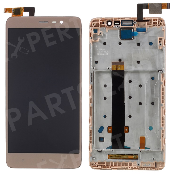 OEM LCD Screen and Digitizer Assembly Part with Frame for Xiaomi Redmi Note 3 - Gold Color, Xiaomi Redmi Note 3
OEM LCD Screen and Digitizer Assembly Part with Frame for Xiaomi Redmi Note 3 - Gold Color, Xiaomi Redmi Note 3
