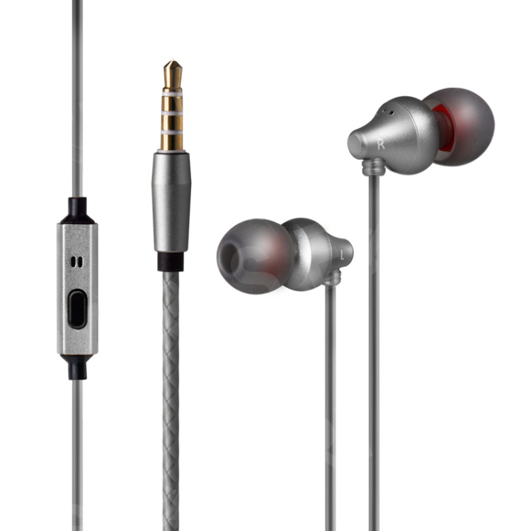 Universal In-ear Wired Metal Earphone with Mic for iPhone Samsung Huawei, etc - Grey, iPhone 6s Plus 5.5-inch
Universal In-ear Wired Metal Earphone with Mic for iPhone Samsung Huawei, etc - Grey, iPhone 6s Plus 5.5-inch