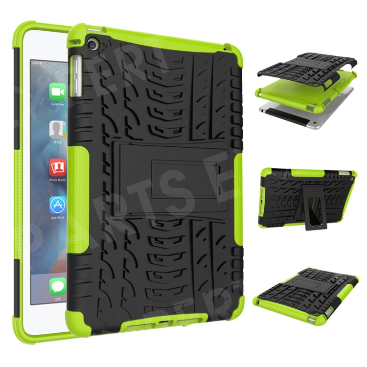 2-in-1 Anti-slip Kickstand Plastic + TPU Protective Cover for iPad mini (2019) / mini 4 - Green, iPad mini (2019) 7.9 inch
2-in-1 Anti-slip Kickstand Plastic + TPU Protective Cover for iPad mini (2019) / mini 4 - Green, iPad mini (2019) 7.9 inch