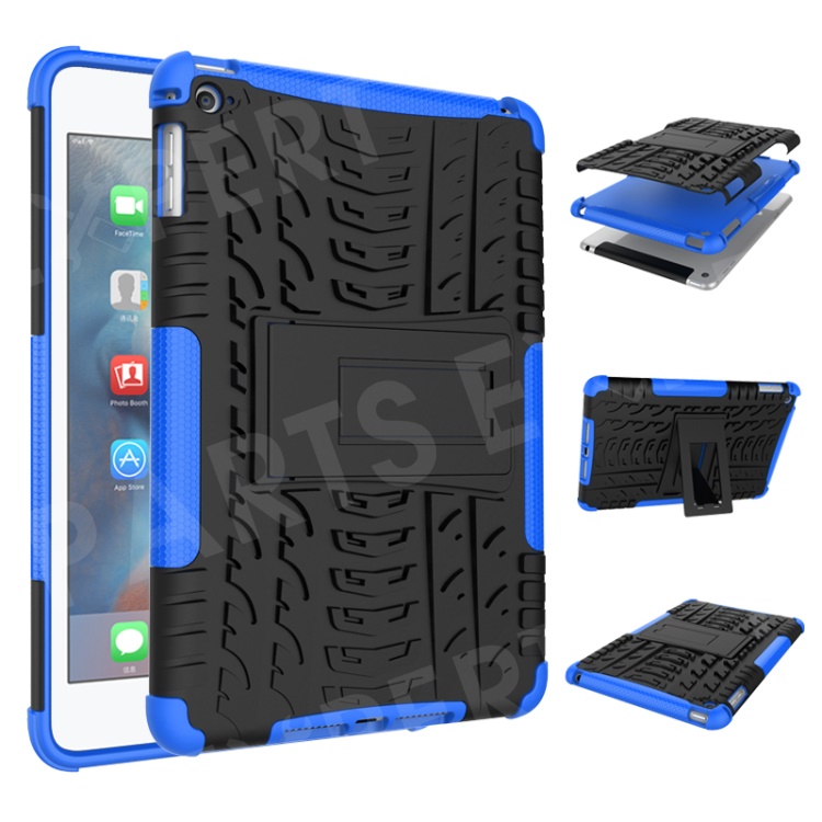 2-in-1 Anti-slip Kickstand Plastic + TPU Back Tablet Case for iPad mini (2019) / mini 4 - Blue, iPad mini (2019) 7.9 inch
2-in-1 Anti-slip Kickstand Plastic + TPU Back Tablet Case for iPad mini (2019) / mini 4 - Blue, iPad mini (2019) 7.9 inch