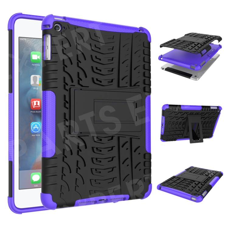 2-in-1 Anti-slip Kickstand Plastic + TPU Protection Case for iPad mini (2019) / mini 4 - Purple, iPad mini (2019) 7.9 inch
2-in-1 Anti-slip Kickstand Plastic + TPU Protection Case for iPad mini (2019) / mini 4 - Purple, iPad mini (2019) 7.9 inch