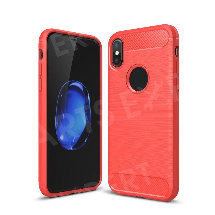 Carbon Fiber Texture Brushed TPU Case Accessory for iPhone XS / X 5.8 inch - Red, iPhone XS 5.8 inch
Carbon Fiber Texture Brushed TPU Case Accessory for iPhone XS / X 5.8 inch - Red, iPhone XS 5.8 inch