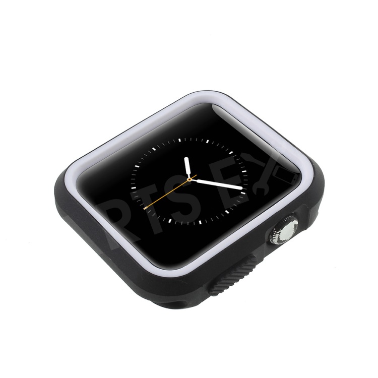 Two-tone Flexible Silicone Frame Cover for Apple Watch Series 2 / Series 1 38mm - Black + White, Apple Watch Series 2 38mm
Two-tone Flexible Silicone Frame Cover for Apple Watch Series 2 / Series 1 38mm - Black + White, Apple Watch Series 2 38mm