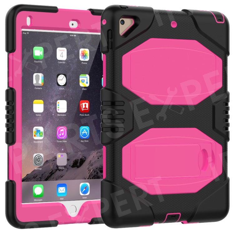 PC Silicone Armor Defender Tablet Cover with Kickstand for iPad Pro 9.7 inch (2016) - Rose, iPad Pro 9.7 inch (2016)
PC Silicone Armor Defender Tablet Cover with Kickstand for iPad Pro 9.7 inch (2016) - Rose, iPad Pro 9.7 inch (2016)
