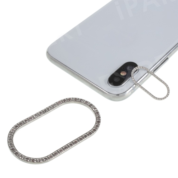 Diamond Back Camera Metal Lens Protector Cover for iPhone X (Ten) - Silver, iPhone X
Diamond Back Camera Metal Lens Protector Cover for iPhone X (Ten) - Silver, iPhone X