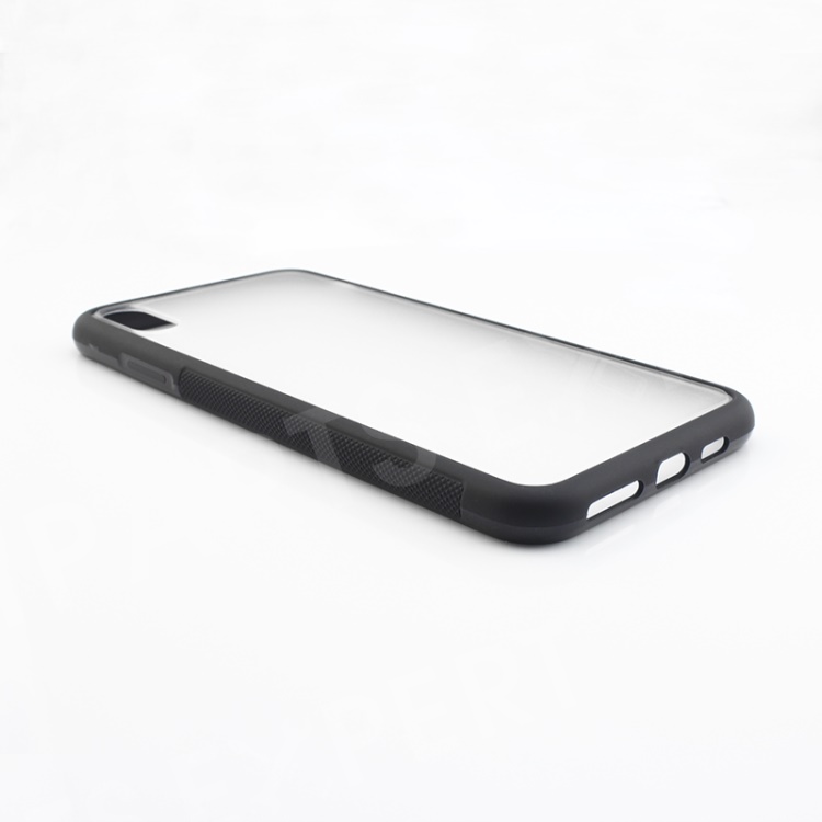 Matte Anti-drop PC and TPU Hybrid Mobile Cover for iPhone XR 6.1-inch - Transparent / Black, iPhone XR 6.1 inch
Matte Anti-drop PC and TPU Hybrid Mobile Cover for iPhone XR 6.1-inch - Transparent / Black, iPhone XR 6.1 inch