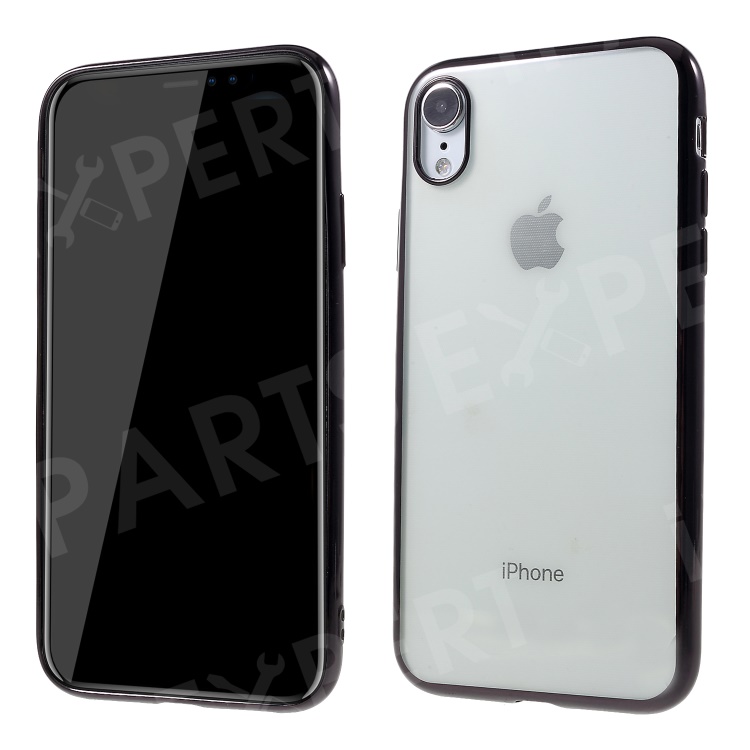 Electroplating Edges TPU Back Case for iPhone XR 6.1 inch - Black, iPhone XR 6.1 inch
Electroplating Edges TPU Back Case for iPhone XR 6.1 inch - Black, iPhone XR 6.1 inch