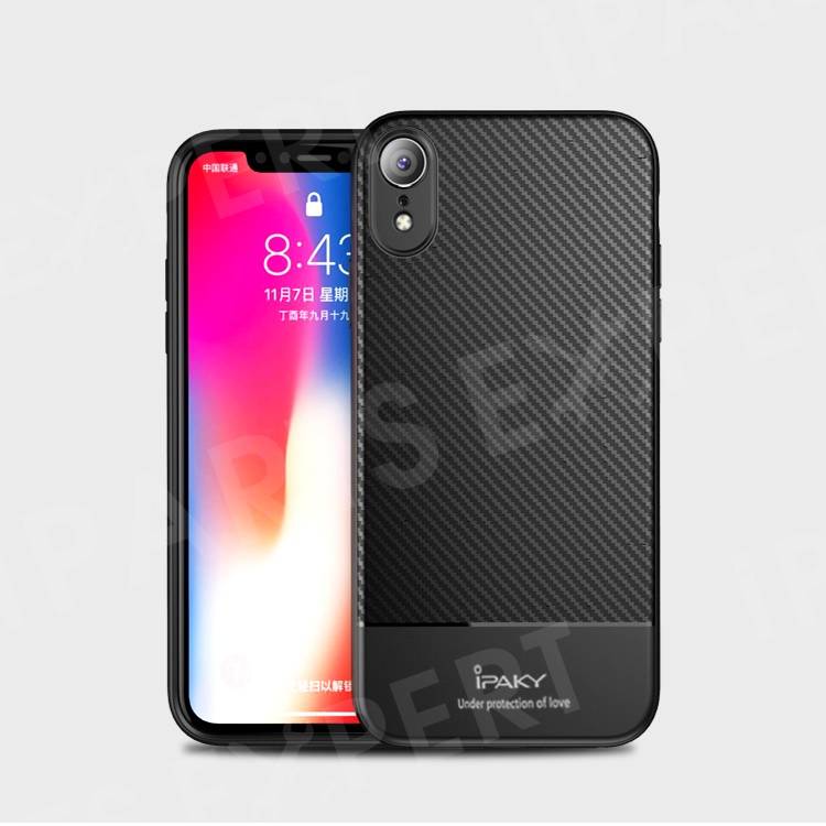 IPAKY Carbon Fiber Texture TPU Mobile Phone Casing for iPhone XR 6.1 inch - Black, iPhone XR 6.1 inch
IPAKY Carbon Fiber Texture TPU Mobile Phone Casing for iPhone XR 6.1 inch - Black, iPhone XR 6.1 inch