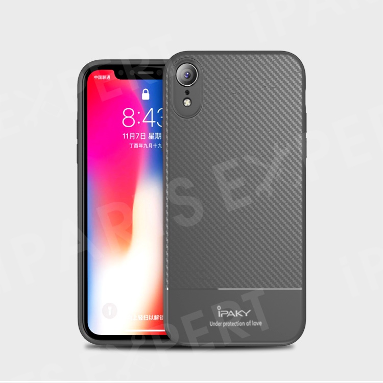 IPAKY Carbon Fiber Texture TPU Protection Back Cover for iPhone XR 6.1 inch - Grey, iPhone XR 6.1 inch
IPAKY Carbon Fiber Texture TPU Protection Back Cover for iPhone XR 6.1 inch - Grey, iPhone XR 6.1 inch