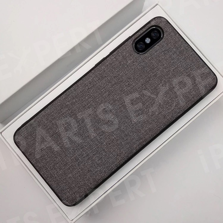 For iPhone Xs 5.8 inch Anti-slip Cloth Coated PC + TPU Combo Accessory Case - Grey, iPhone XS 5.8 inch
For iPhone Xs 5.8 inch Anti-slip Cloth Coated PC + TPU Combo Accessory Case - Grey, iPhone XS 5.8 inch