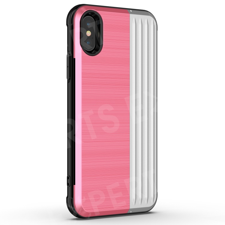 ANGIBABE Phone Shell for iPhone Xs Max 6.5-inch (Kickstand and Card Holder) PC TPU Dual Layer Hybrid Case - Pink / Silver, iPhone XS Max 6.5 inch
ANGIBABE Phone Shell for iPhone Xs Max 6.5-inch (Kickstand and Card Holder) PC TPU Dual Layer Hybrid Case - Pink / Silver, iPhone XS Max 6.5 inch