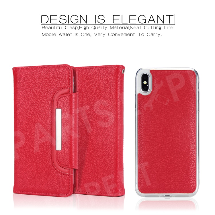 Litchi Texture Magnet Detachable 2-in-1 Leather Wallet Mobile Case for iPhone XR 6.1 inch - Red, iPhone XR 6.1 inch
Litchi Texture Magnet Detachable 2-in-1 Leather Wallet Mobile Case for iPhone XR 6.1 inch - Red, iPhone XR 6.1 inch
