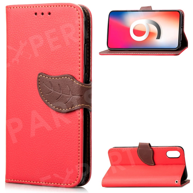 Leaf Shape Magnetic Flap Leather Wallet Mobile Phone Cover for iPhone XS Max 6.5 inch - Red, iPhone XS Max 6.5 inch
Leaf Shape Magnetic Flap Leather Wallet Mobile Phone Cover for iPhone XS Max 6.5 inch - Red, iPhone XS Max 6.5 inch