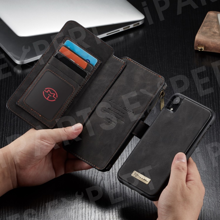 CASEME 007 Series Detachable 2-in-1 Zipper Wallet Split Leather Cell Phone Case for iPhone XR 6.1 inch - Black, iPhone XR 6.1 inch
CASEME 007 Series Detachable 2-in-1 Zipper Wallet Split Leather Cell Phone Case for iPhone XR 6.1 inch - Black, iPhone XR 6.1 inch