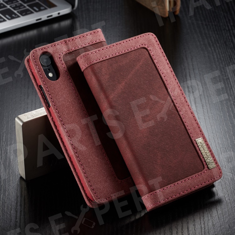 CASEME 006 Series Canvas Leather Wallet Stand Flip Mobile Phone Casing for iPhone XR 6.1 inch - Red, iPhone XR 6.1 inch
CASEME 006 Series Canvas Leather Wallet Stand Flip Mobile Phone Casing for iPhone XR 6.1 inch - Red, iPhone XR 6.1 inch
