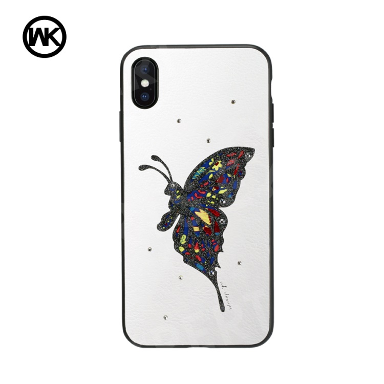 WK Bling Diamond Embossed Butterfly PU Leather Coated PC TPU Hybrid Back Case for iPhone XS Max 6.5 inch - White, iPhone XS Max 6.5 inch
WK Bling Diamond Embossed Butterfly PU Leather Coated PC TPU Hybrid Back Case for iPhone XS Max 6.5 inch - White, iPhone XS Max 6.5 inch
