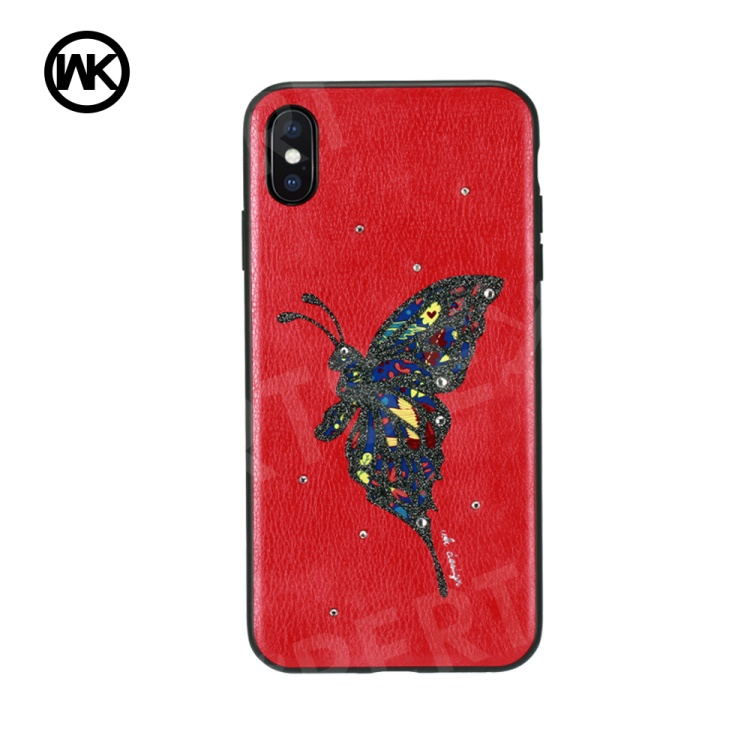 WK Bling Diamond Embossed Butterfly PU Leather Coated PC TPU Hybrid Mobile Casing for iPhone XS Max 6.5 inch - Red, iPhone XS Max 6.5 inch
WK Bling Diamond Embossed Butterfly PU Leather Coated PC TPU Hybrid Mobile Casing for iPhone XS Max 6.5 inch - Red, iPhone XS Max 6.5 inch