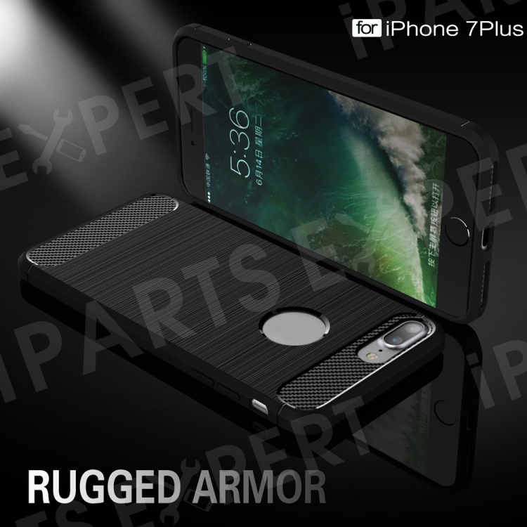 Rugged Armor Brushed TPU Back Case with Carbon Fiber Decorated for iPhone 8 Plus / 7 Plus - Black, iPhone 8 Plus 5.5 inch
Rugged Armor Brushed TPU Back Case with Carbon Fiber Decorated for iPhone 8 Plus / 7 Plus - Black, iPhone 8 Plus 5.5 inch