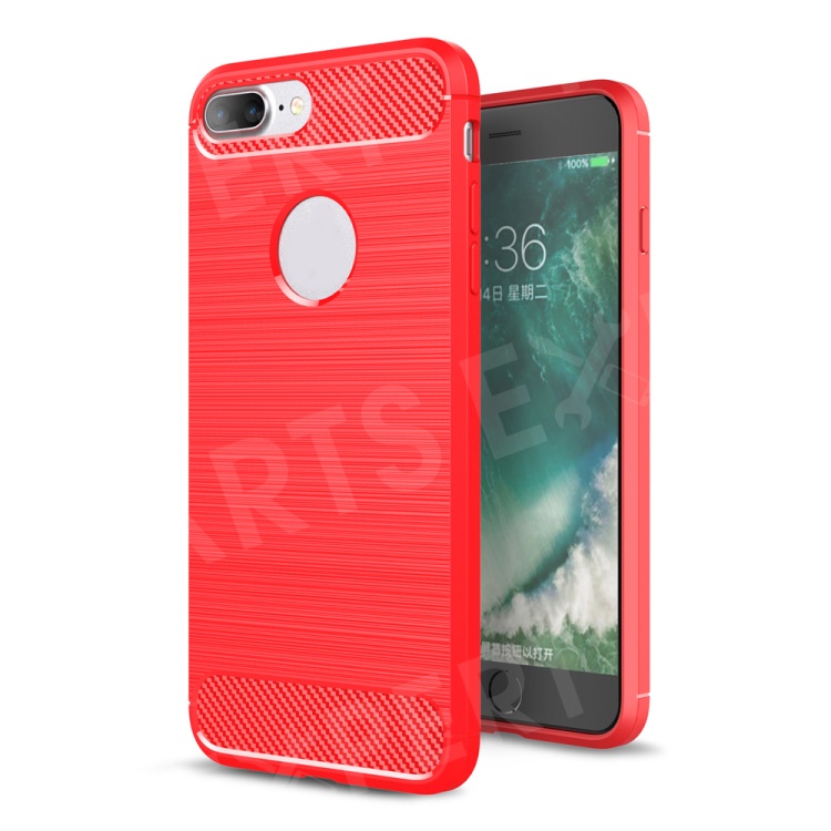 Brushed TPU Rugged Cover with Carbon Fiber Decorated for iPhone 8 Plus / 7 Plus 5.5 - Red, iPhone 8 Plus 5.5 inch
Brushed TPU Rugged Cover with Carbon Fiber Decorated for iPhone 8 Plus / 7 Plus 5.5 - Red, iPhone 8 Plus 5.5 inch