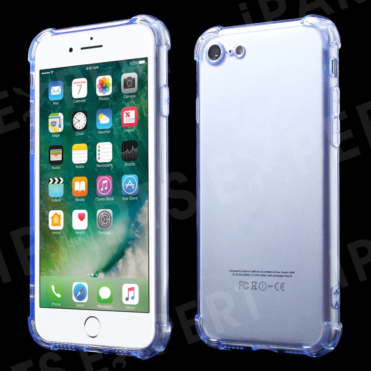 Clear Drop-proof TPU Soft Case for iPhone 8 / iPhone 7 4.7 Inch - Blue, iPhone 8 4.7 inch
Clear Drop-proof TPU Soft Case for iPhone 8 / iPhone 7 4.7 Inch - Blue, iPhone 8 4.7 inch