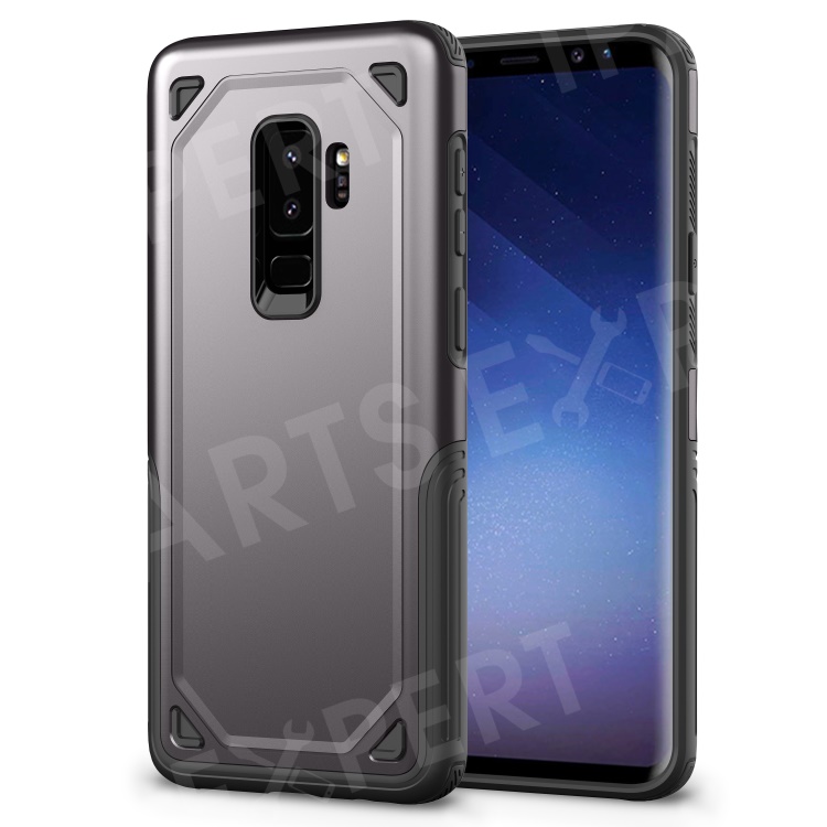 Plastic + TPU Hybrid Rugged Armor Protective Shell for Samsung Galaxy S9+ G965 - Grey, Galaxy S9+
Plastic + TPU Hybrid Rugged Armor Protective Shell for Samsung Galaxy S9+ G965 - Grey, Galaxy S9+