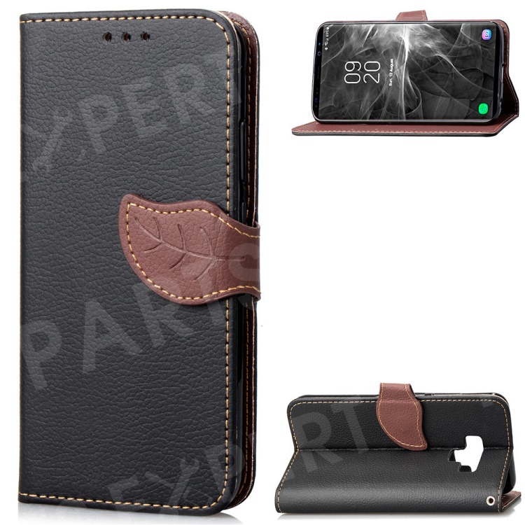 Leaf Shape Magnetic Flap Leather Wallet Casing for Samsung Galaxy Note 9 - Black, Galaxy Note9 N960
Leaf Shape Magnetic Flap Leather Wallet Casing for Samsung Galaxy Note 9 - Black, Galaxy Note9 N960