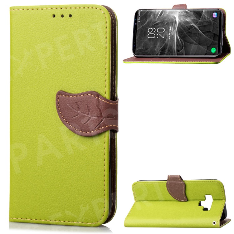 Leaf Shape Magnetic Flap Leather Wallet Cover for Samsung Galaxy Note 9 - Green, Galaxy Note9 N960
Leaf Shape Magnetic Flap Leather Wallet Cover for Samsung Galaxy Note 9 - Green, Galaxy Note9 N960