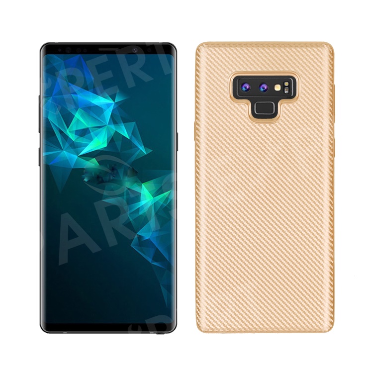 Carbon Fiber Texture Soft TPU Cell Phone Casing for Samsung Galaxy Note 9 - Gold, Galaxy Note9 N960
Carbon Fiber Texture Soft TPU Cell Phone Casing for Samsung Galaxy Note 9 - Gold, Galaxy Note9 N960