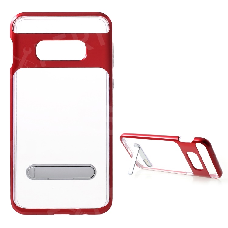 Hybrid Clear Back PC + TPU Kickstand Case for Samsung Galaxy S10e - Red, Galaxy S10e
Hybrid Clear Back PC + TPU Kickstand Case for Samsung Galaxy S10e - Red, Galaxy S10e