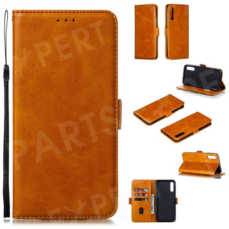 Leather Wallet Stand Flip Phone Case Cover for Samsung Galaxy A70 - Brown, Galaxy A70
Leather Wallet Stand Flip Phone Case Cover for Samsung Galaxy A70 - Brown, Galaxy A70