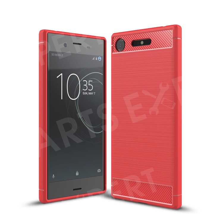 For Sony Xperia XZ1 Carbon Fiber Texture Brushed TPU Phone Casing - Red, Xperia XZ1
For Sony Xperia XZ1 Carbon Fiber Texture Brushed TPU Phone Casing - Red, Xperia XZ1