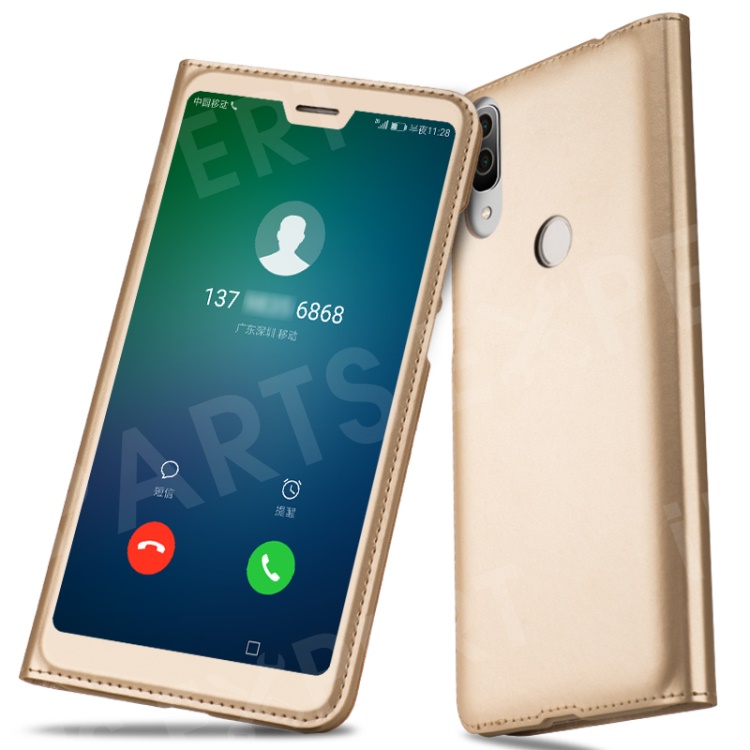 View Window PU Leather Shell Cover Case for Huawei P20 Lite / Nova 3e (China) - Gold, Huawei P20 Lite (2018)
View Window PU Leather Shell Cover Case for Huawei P20 Lite / Nova 3e (China) - Gold, Huawei P20 Lite (2018)
